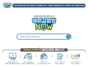 질병관리청 해외감염병NOW					 					 인증 화면